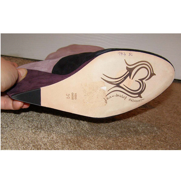 New Jean Michel Cazabat suede bootie 9 purple - Picture 8 of 8